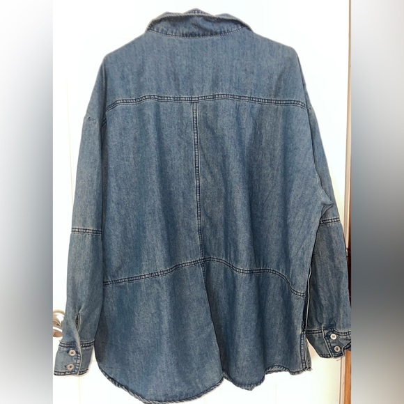 Denim Blue Women's Jacket - Picture 3 of 4